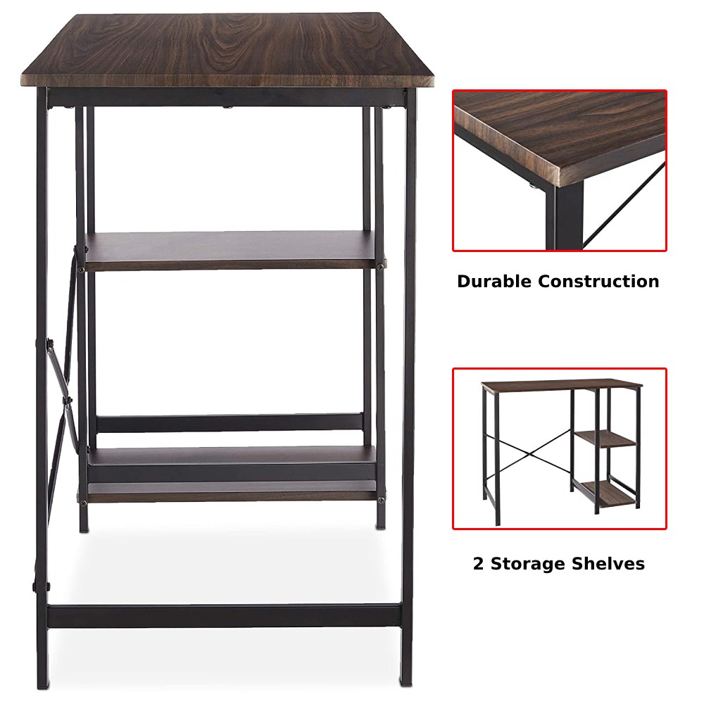 Home Office Computer Desk - White: image 6