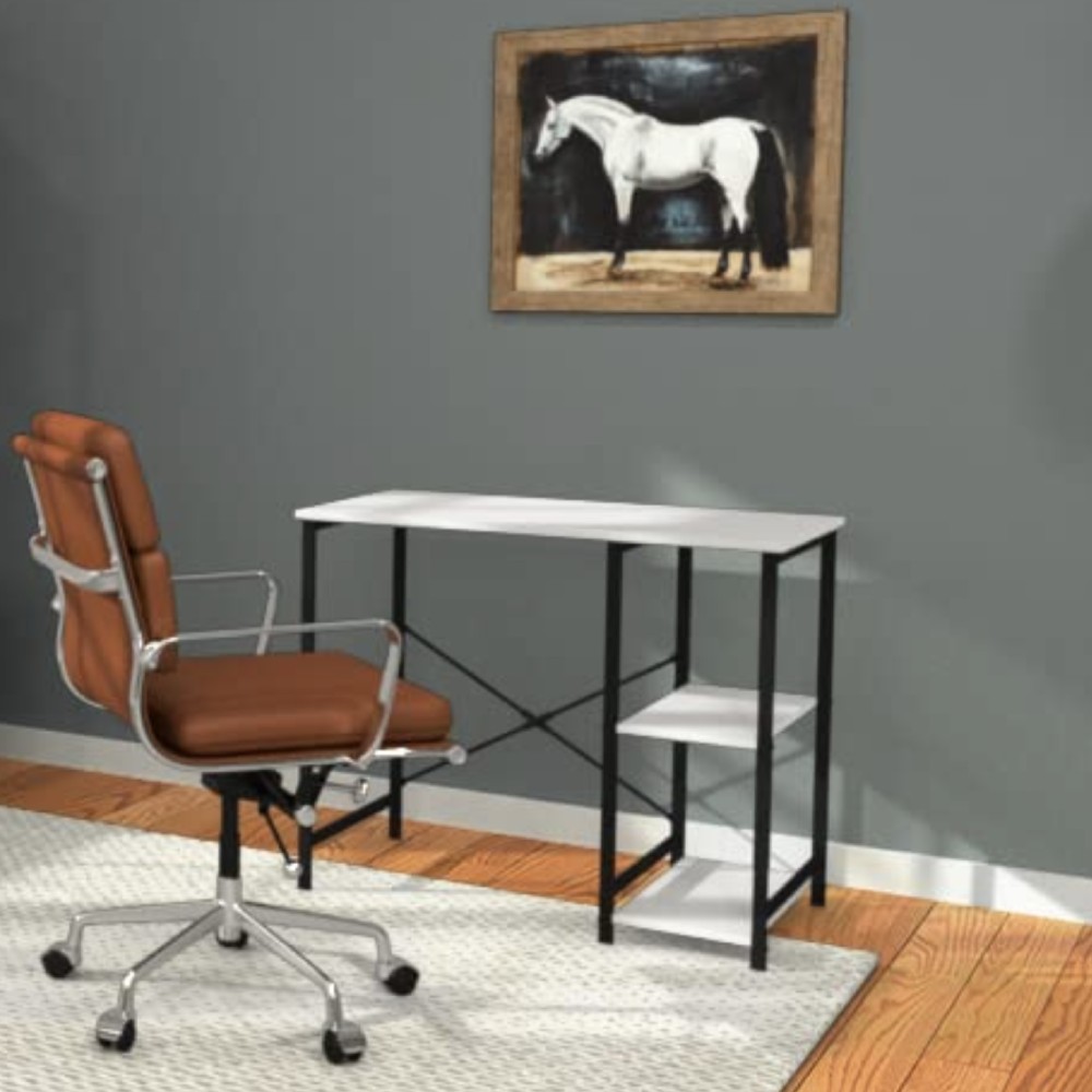 Home Office Computer Desk - White: image 9