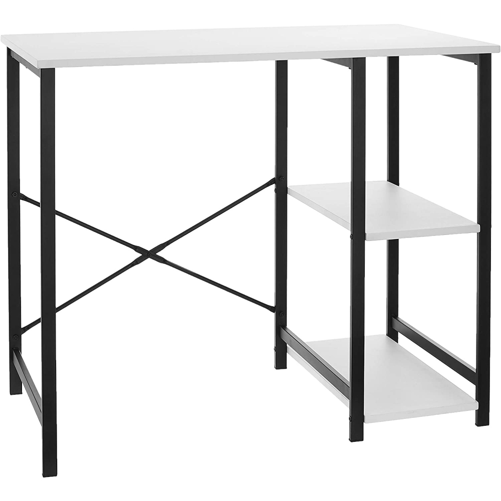 Home Office Computer Desk - White: image 1