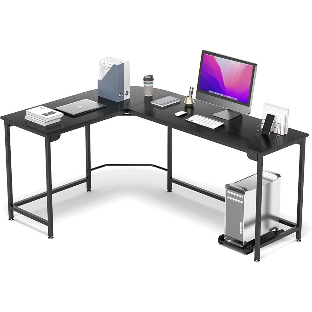 L-Shaped Corner Desk - White: image 4