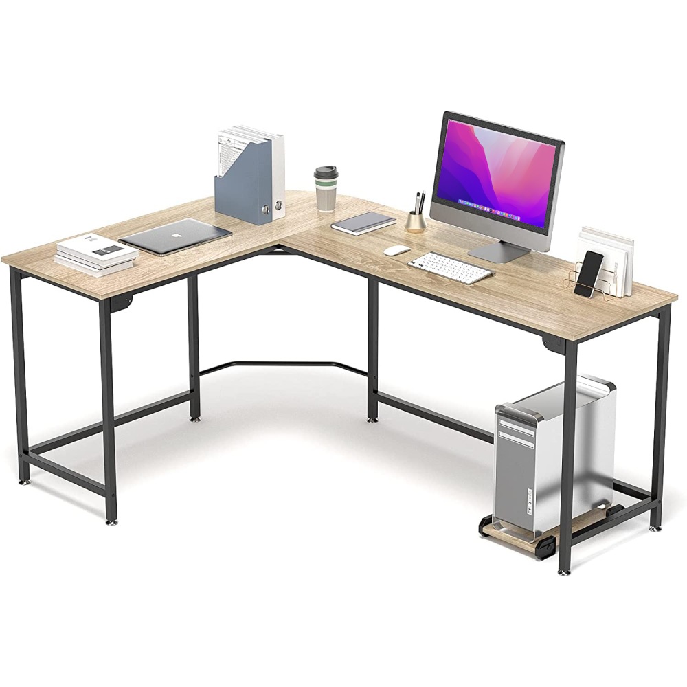 L-Shaped Corner Desk - White: image 7