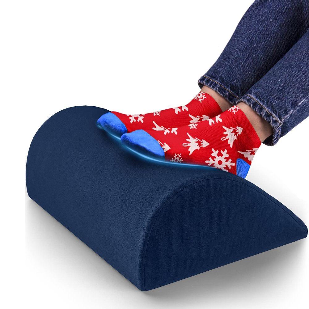 Under Desk Foot Rest - Navy Blue: image 1